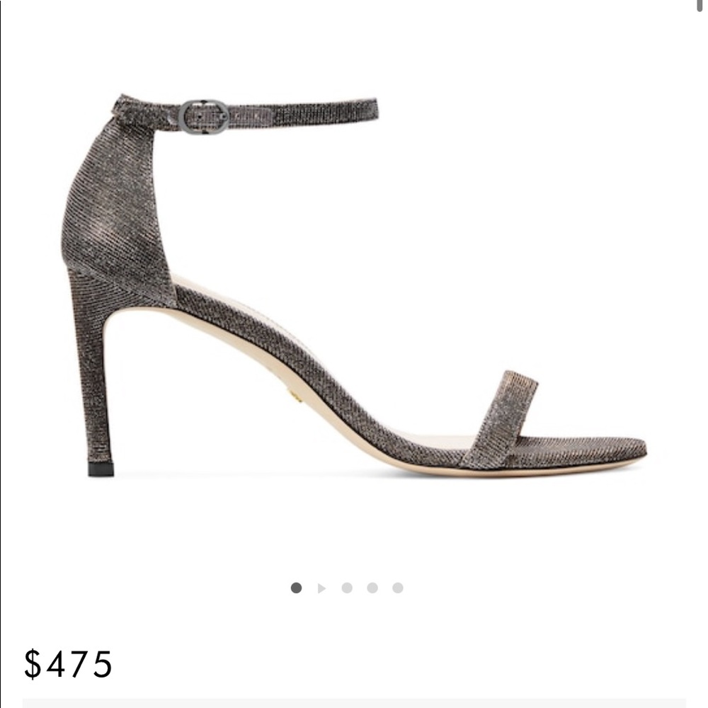 Stuart Weitzman nudistsong in black nighttime 7.5